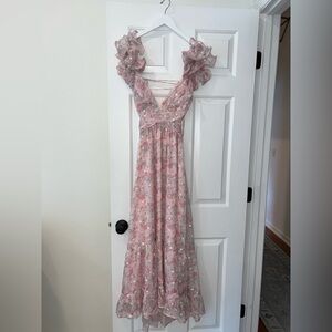 Storia Floral Blush Dress